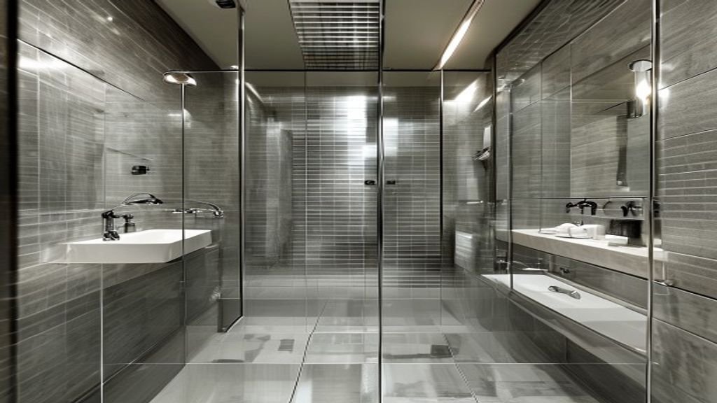 Completed bathroom renovation showing tile work and fixtures by Gold Coast Handyman Services