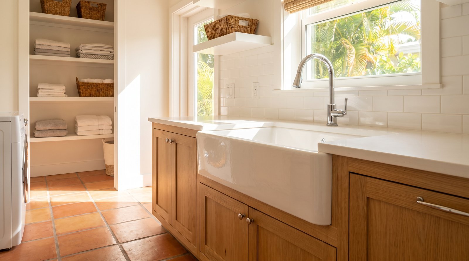 Laundry Room Utility Sink Installation