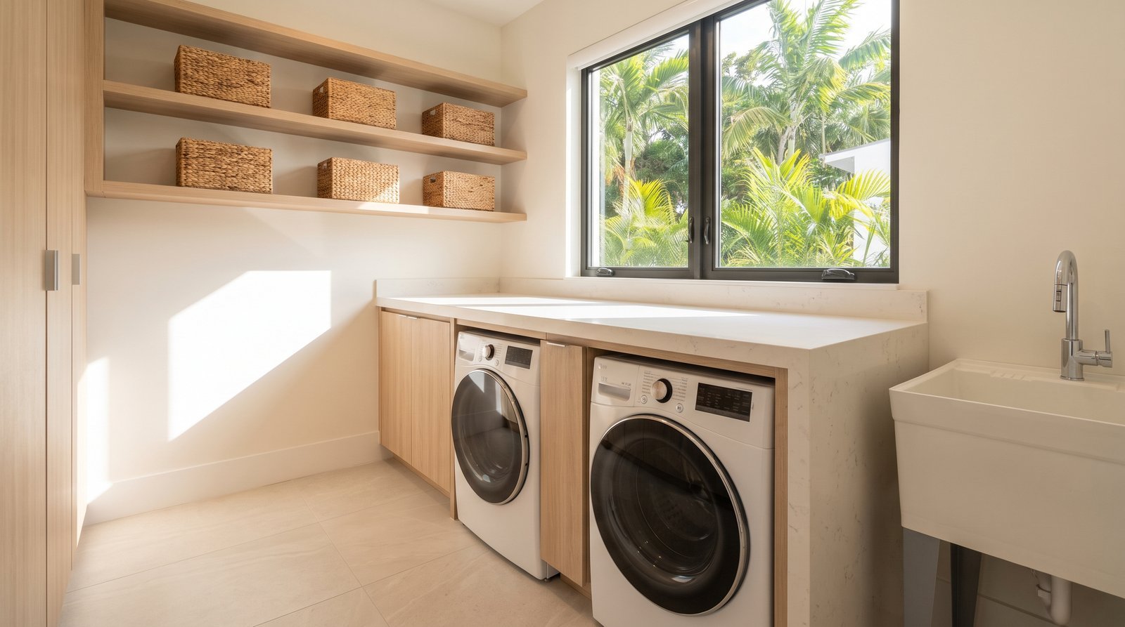 Washer & Dryer Installation (Stacking & Setup)