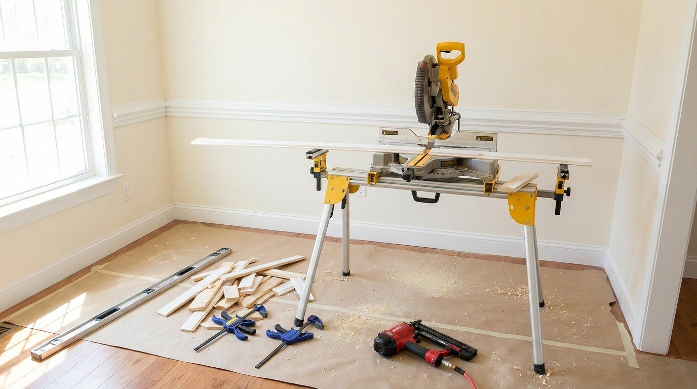 Carpentry work in progress in Delray Beach, FL