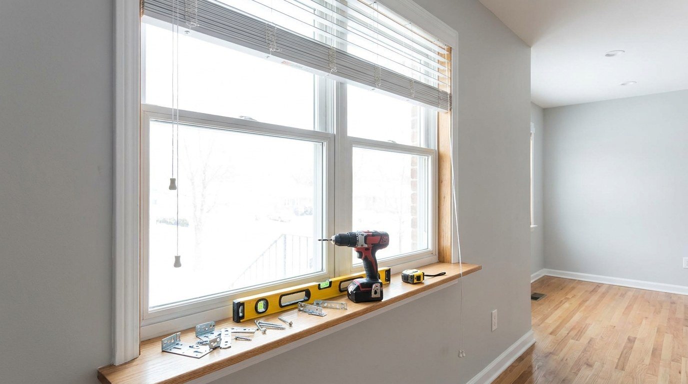 Window Treatments in progress in Delray Beach, FL